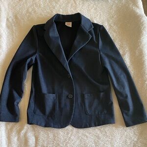 Boys Navy Knit Blazer Jacket - wonder nation 7